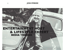 Tablet Screenshot of joshmcbrideworld.com